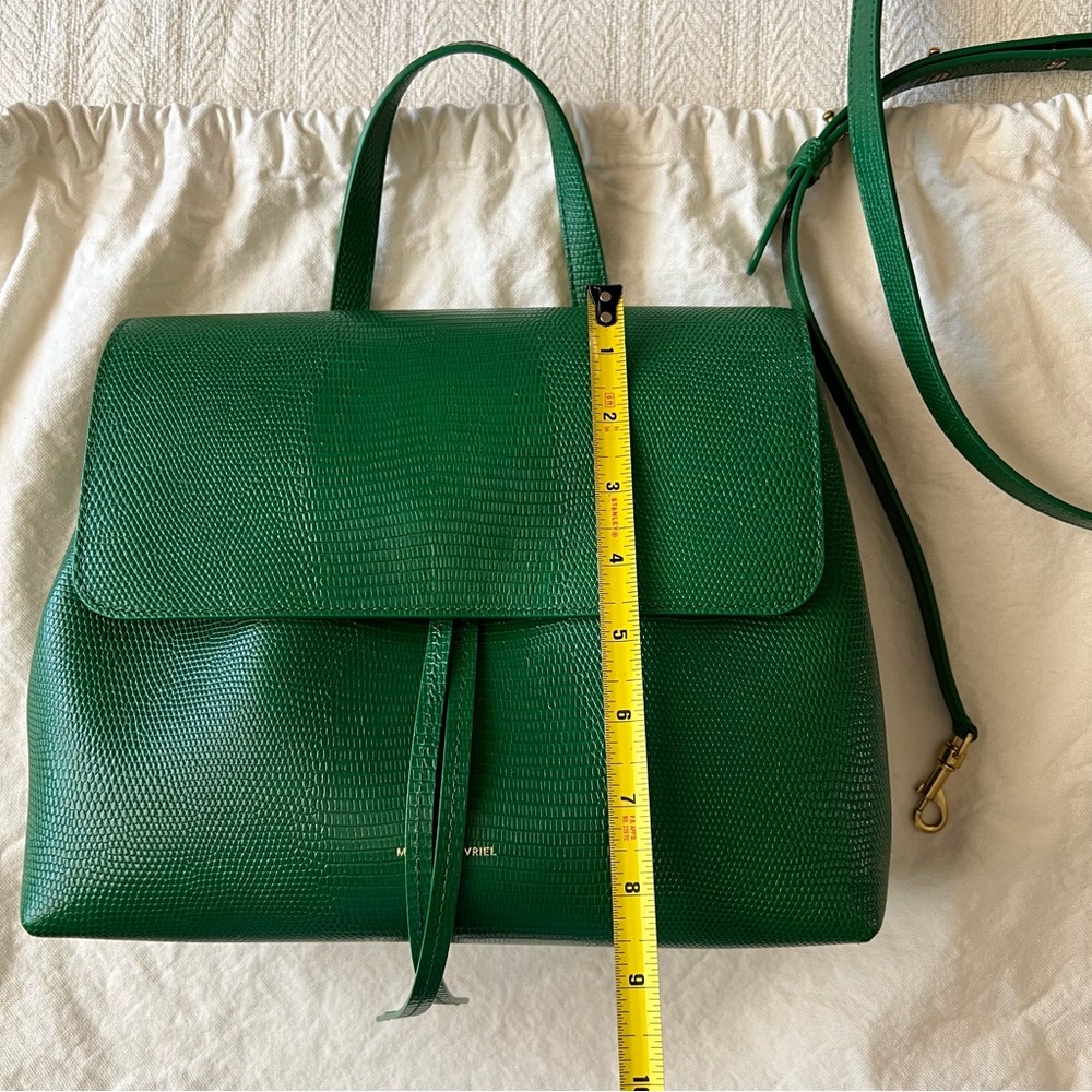 Mansur Gavriel Soft Lady Bag Lizard Embossed Leather - Picture 16 of 17